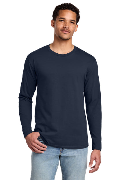 Custom Embroidered Port & Co T-Shirts  in Deep Navy