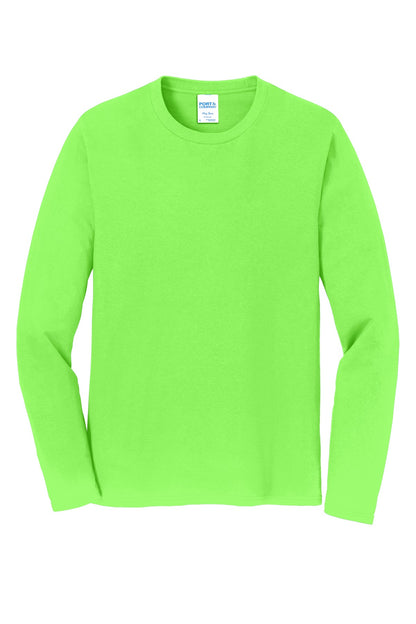 Custom Embroidered Port & Co T-Shirts  in Flash Green