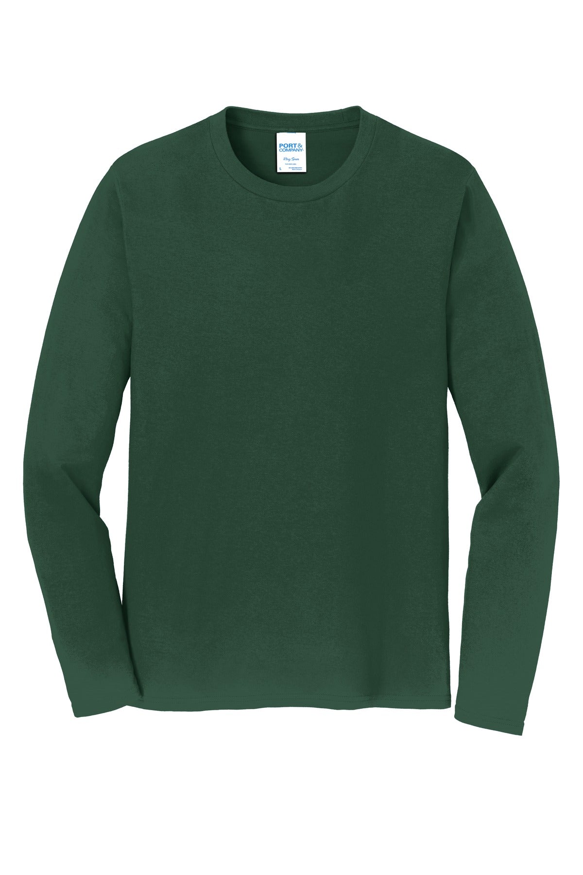 Custom Embroidered Port & Co T-Shirts  in Forest Green