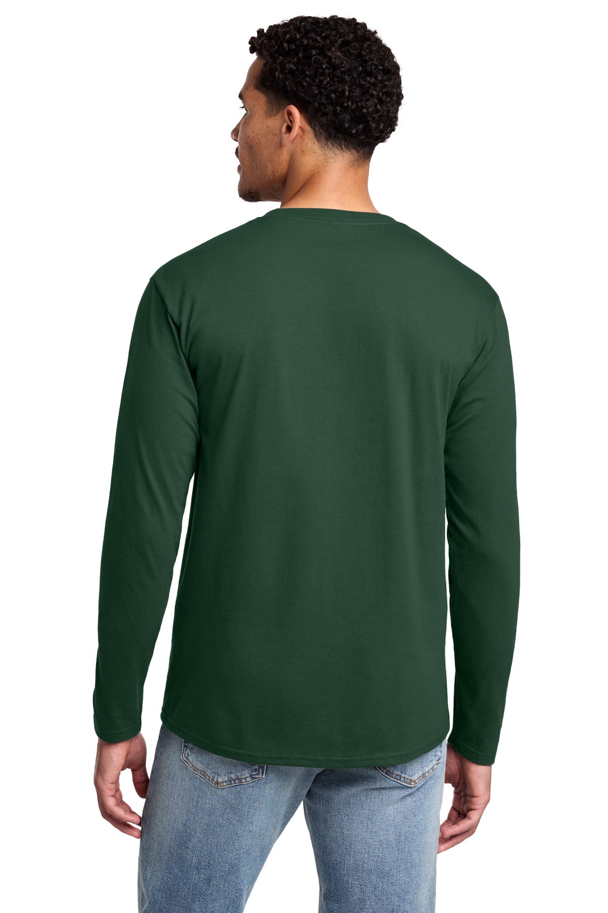 Custom Embroidered Port & Co T-Shirts  in Forest Green