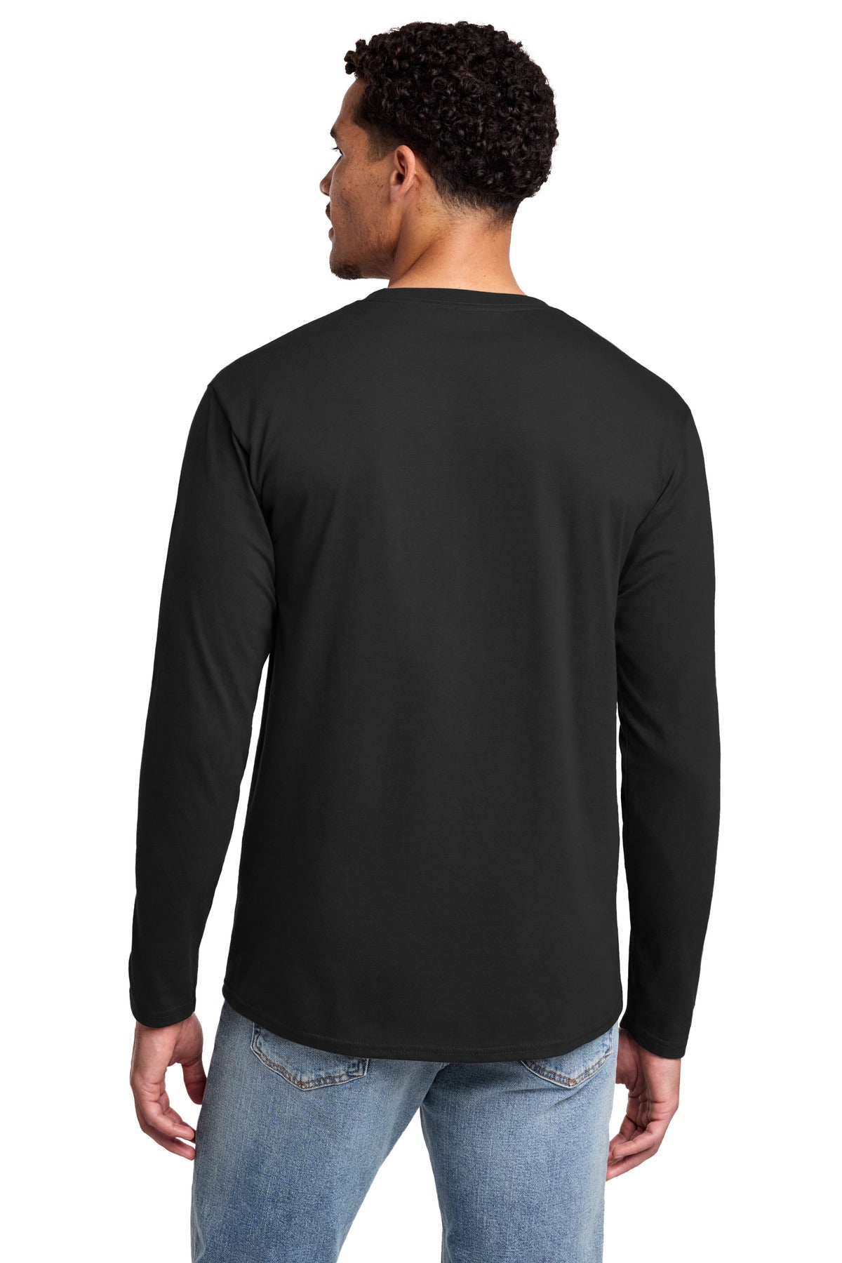 Custom Embroidered Port & Co T-Shirts  in Jet Black