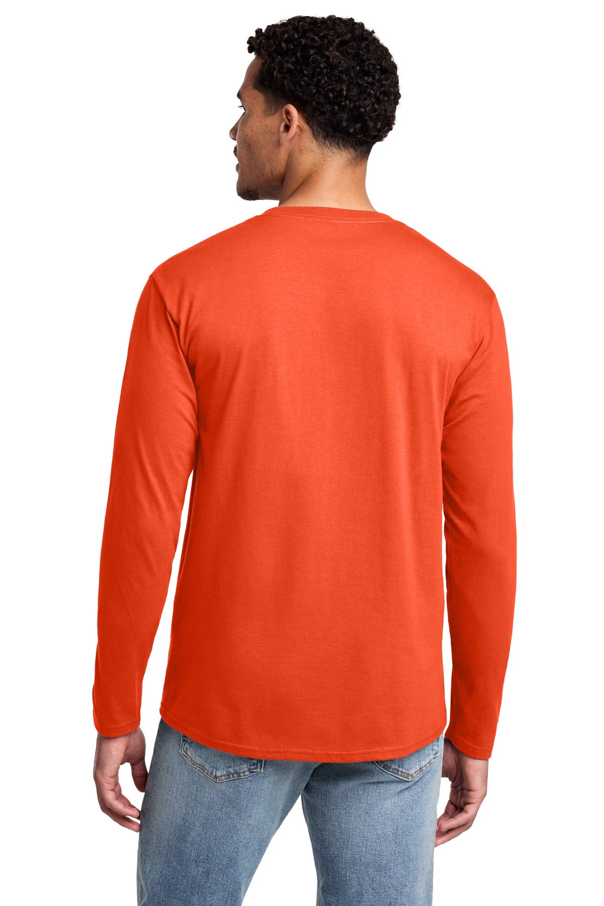 Custom Embroidered Port & Co T-Shirts  in Orange