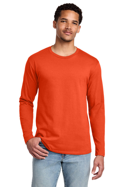 Custom Embroidered Port & Co T-Shirts  in Orange