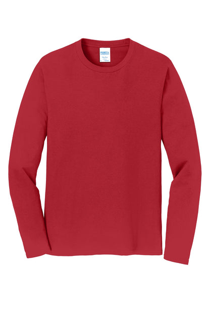Custom Embroidered Port & Co T-Shirts  in Team Cardinal