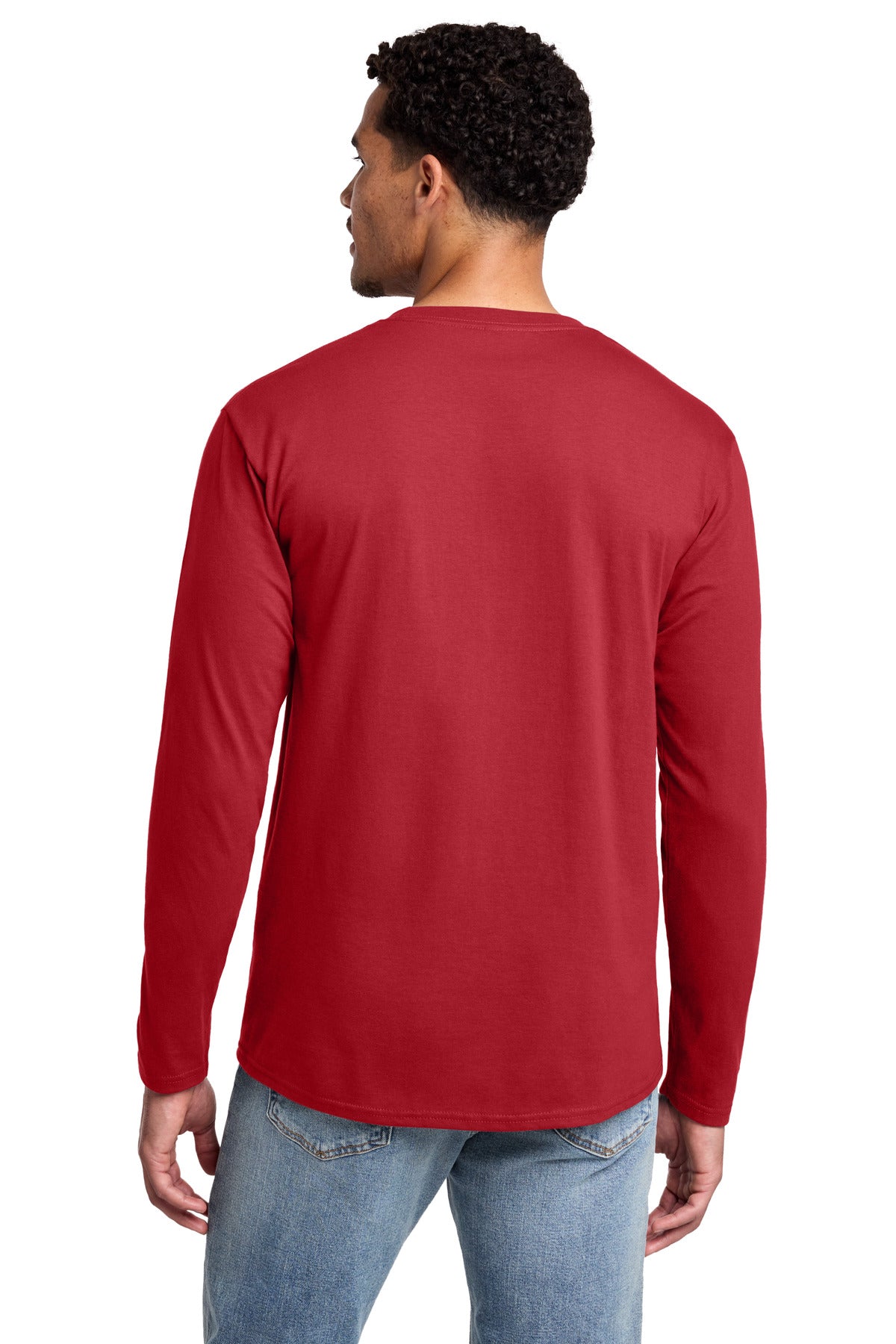 Custom Embroidered Port & Co T-Shirts  in Team Cardinal