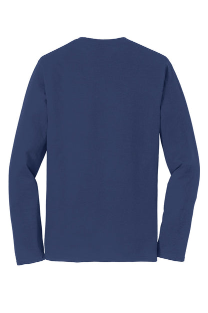 Custom Embroidered Port & Co T-Shirts  in Team Navy