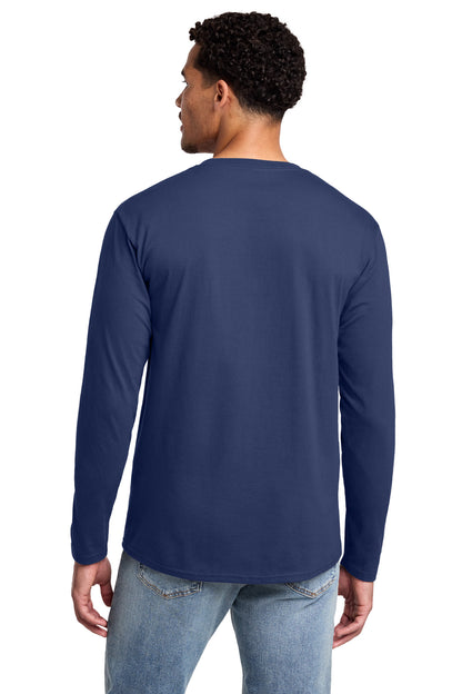 Custom Embroidered Port & Co T-Shirts  in Team Navy