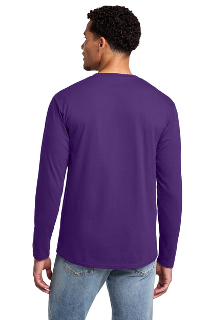 Custom Embroidered Port & Co T-Shirts  in Team Purple