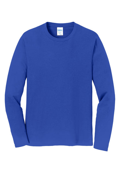 Custom Embroidered Port & Co T-Shirts  in True Royal