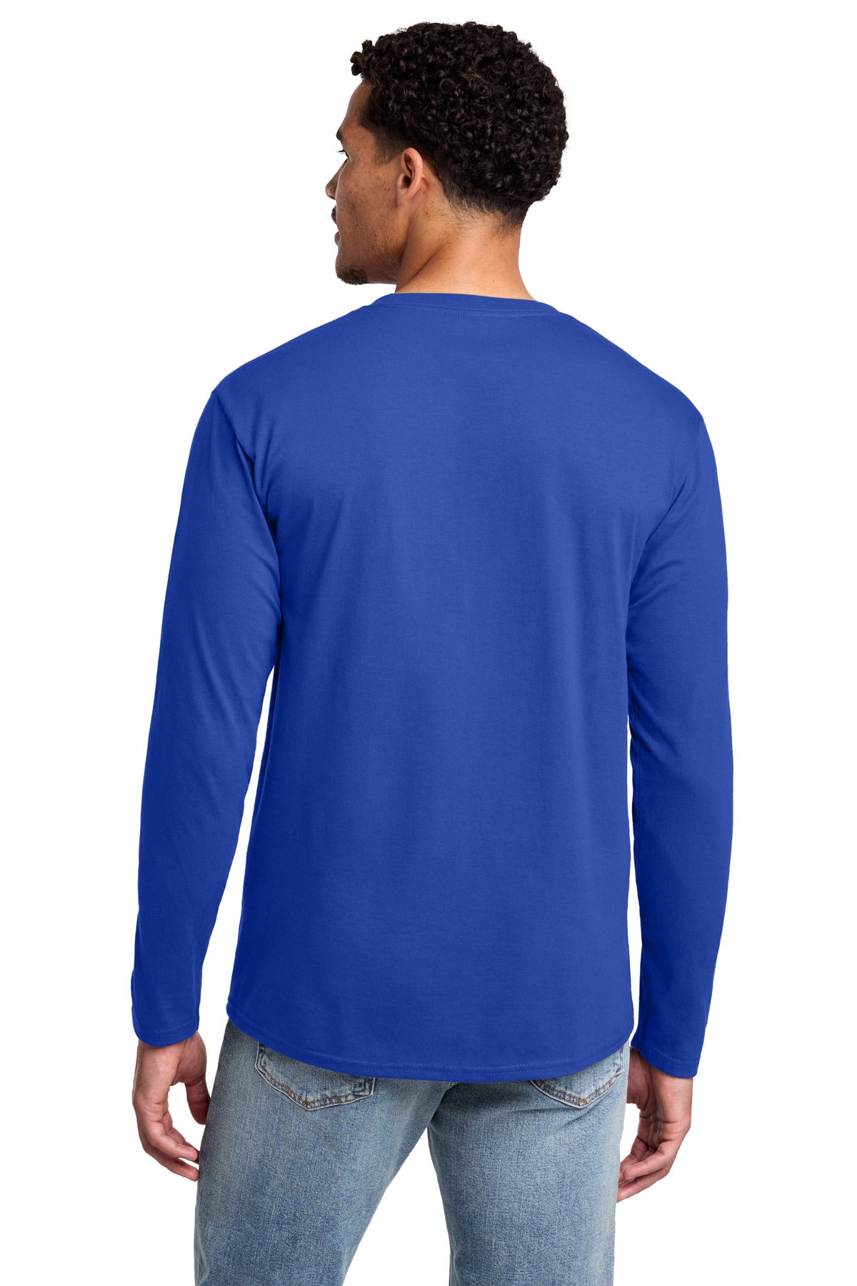 Custom Embroidered Port & Co T-Shirts  in True Royal