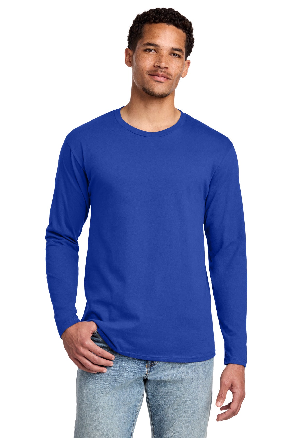 Custom Embroidered Port & Co T-Shirts  in True Royal