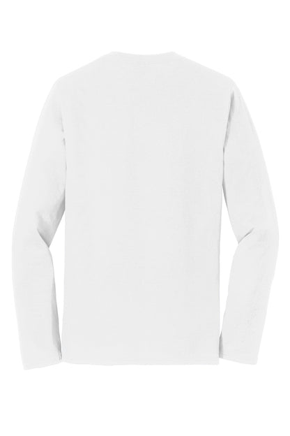 Custom Embroidered Port & Co T-Shirts  in White