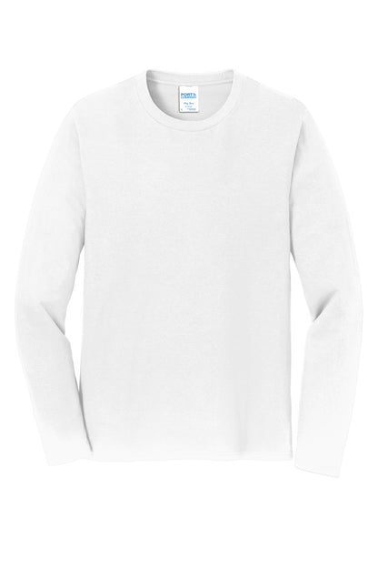 Custom Embroidered Port & Co T-Shirts  in White