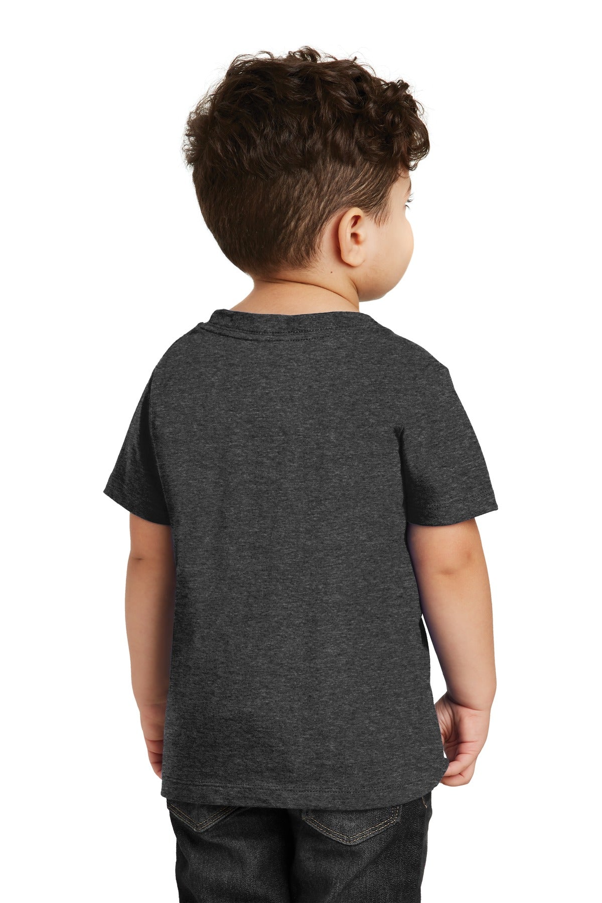 Custom Embroidered Port & Company  Toddler Fan Favorite Tee. PC450TD,Dark Heather Grey