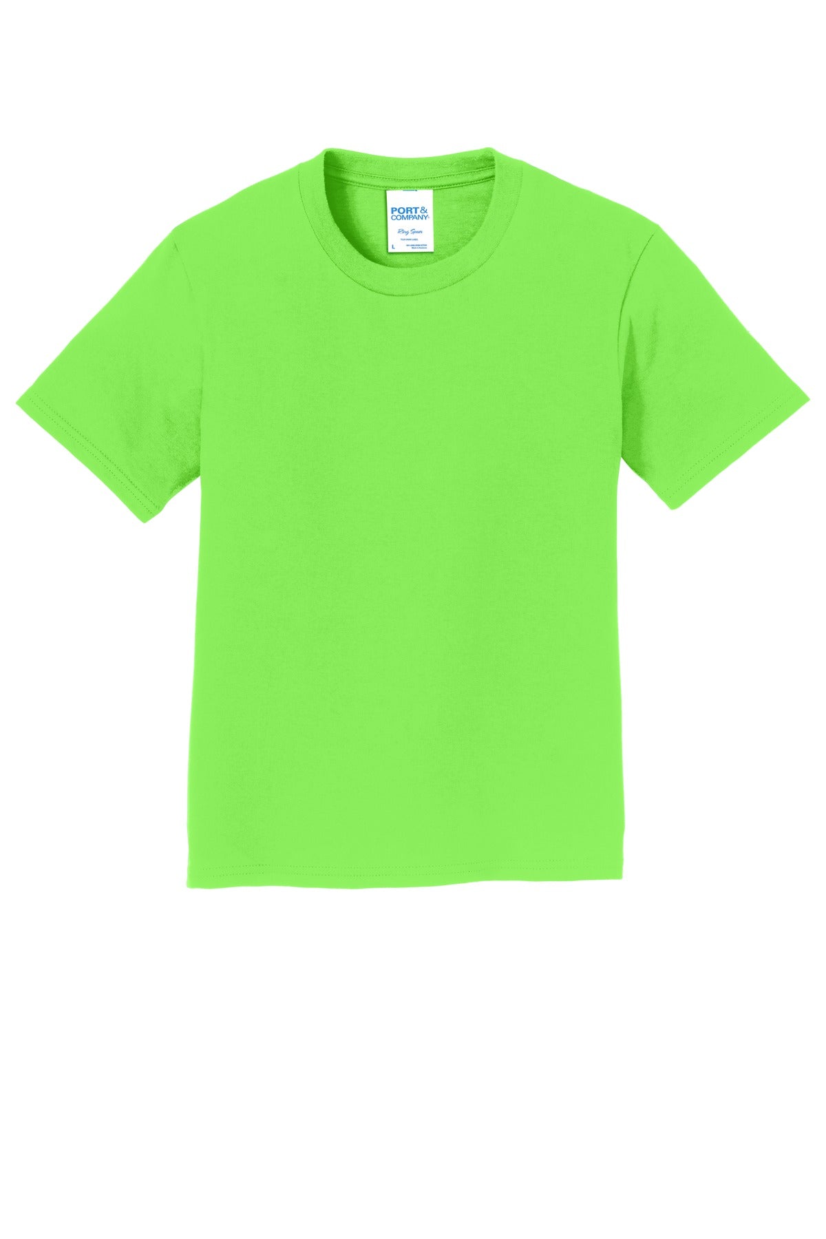 Port & Company Youth Fan Favorite Tee. PC450Y Flash Green