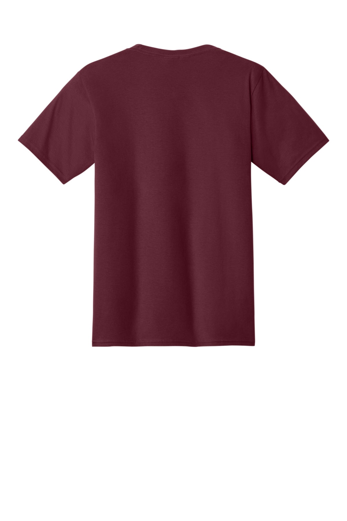 Custom Embroidered Port & Co T-Shirts  in Athletic Maroon