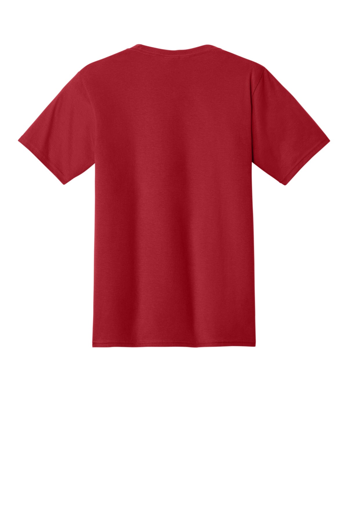 Custom Embroidered Port & Co T-Shirts  in Athletic Red