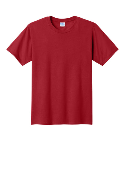 Custom Embroidered Port & Co T-Shirts  in Athletic Red