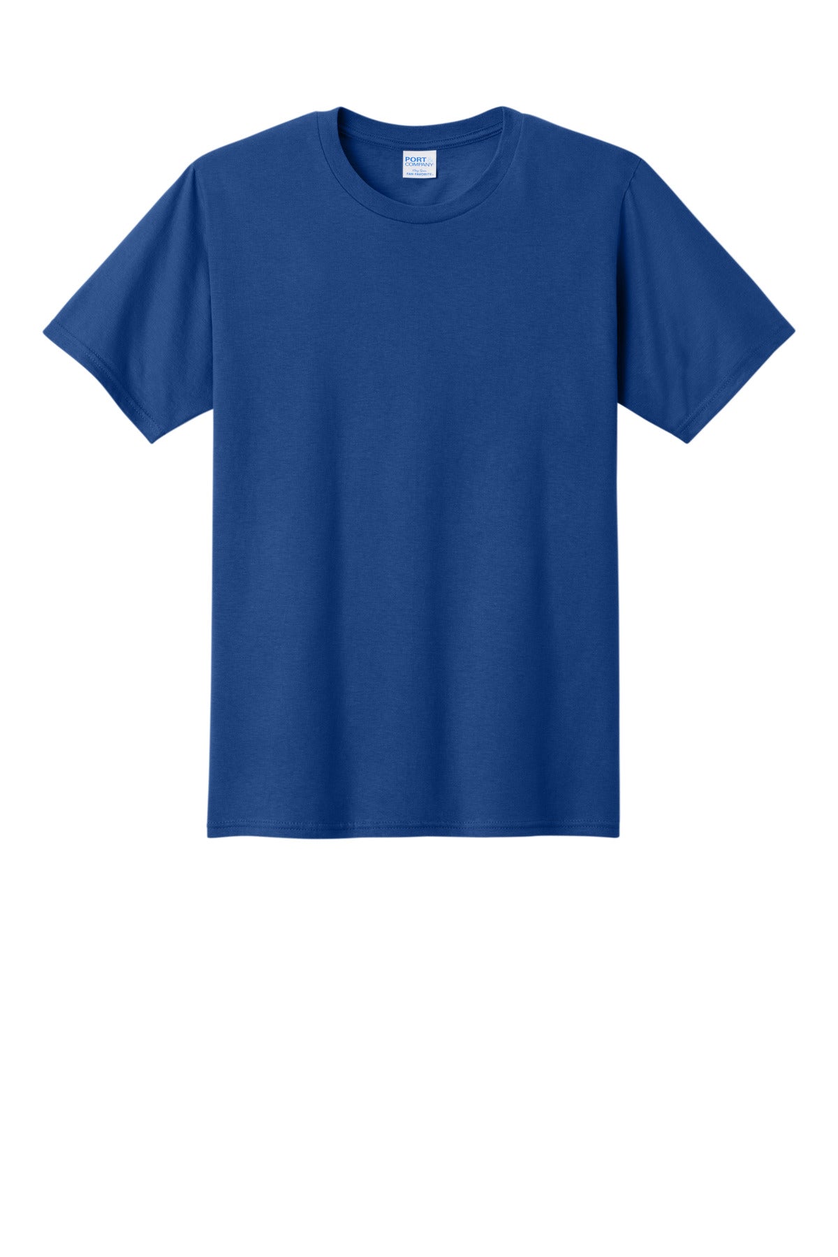 Custom Embroidered Port & Co T-Shirts  in Athletic Royal
