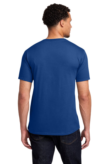 Custom Embroidered Port & Co T-Shirts  in Athletic Royal