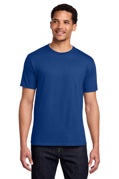 Custom Embroidered Port & Co T-Shirts  in Athletic Royal