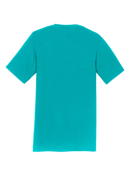 Port & Company Fan Favorite Tee. PC450 Bright Aqua
