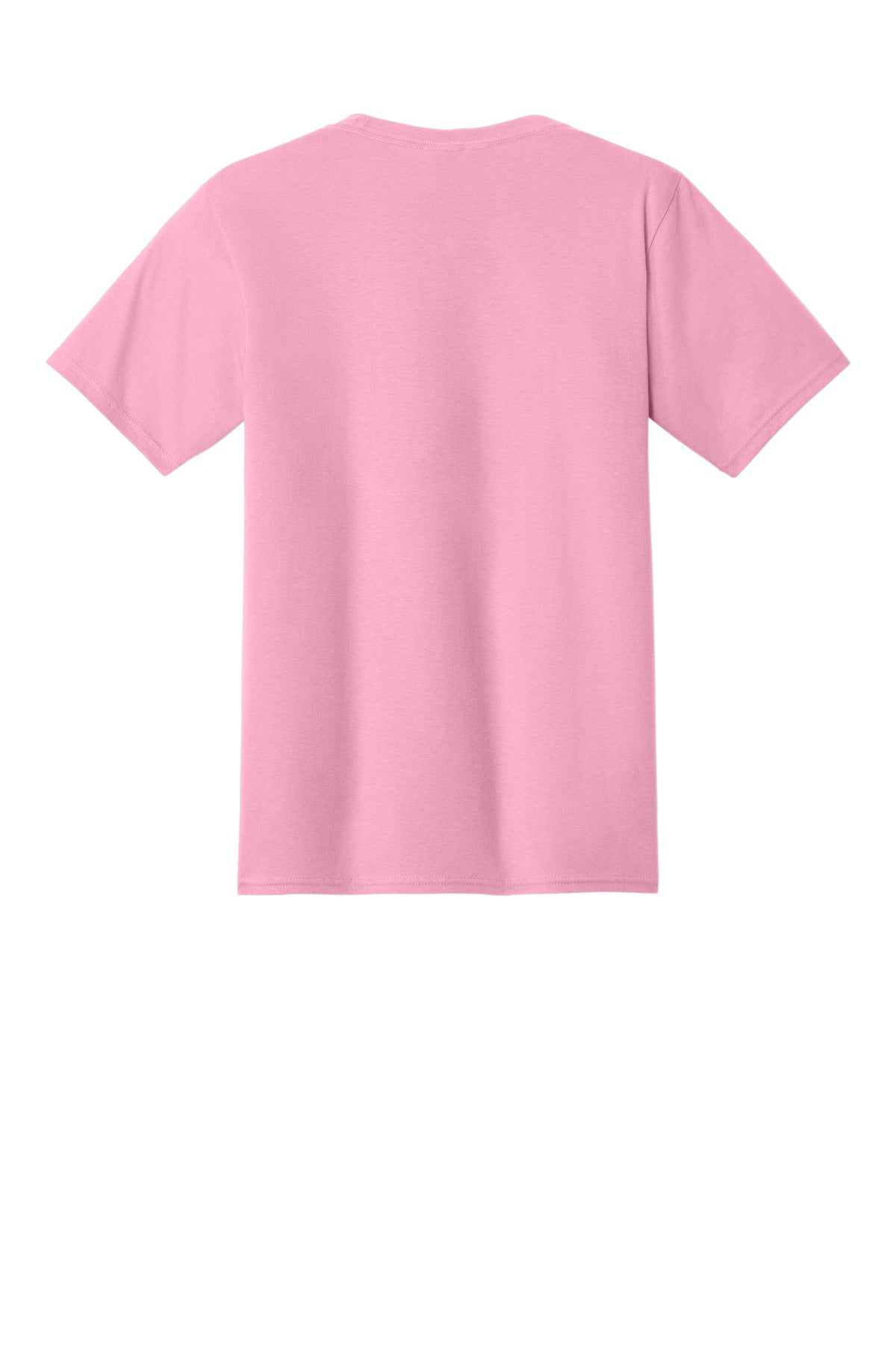 Custom Embroidered Port & Co T-Shirts  in Candy Pink