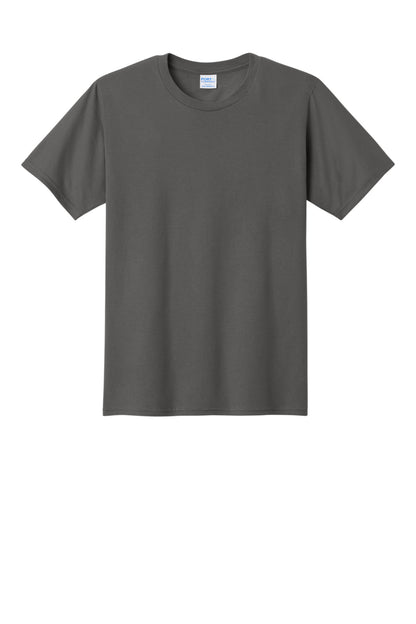 Custom Embroidered Port & Co T-Shirts  in Charcoal
