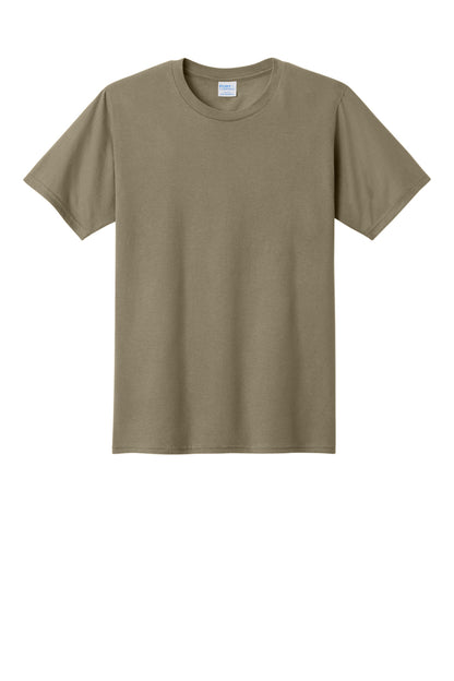Custom Embroidered Port & Co T-Shirts  in Coyote Brown