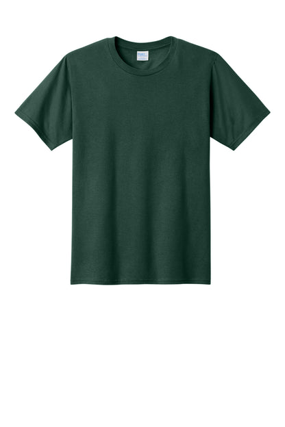 Custom Embroidered Port & Co T-Shirts  in Dark Green