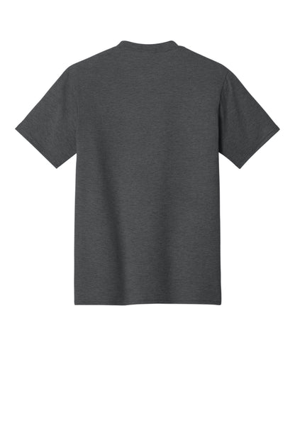 Custom Embroidered Port & Co T-Shirts  in Dark Heather Grey
