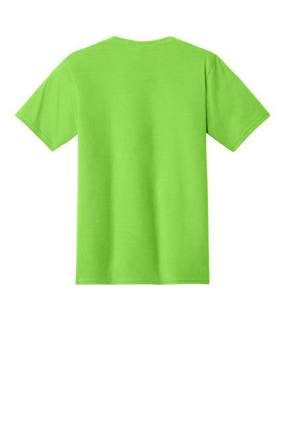 Custom Embroidered Port & Co T-Shirts  in Flash Green