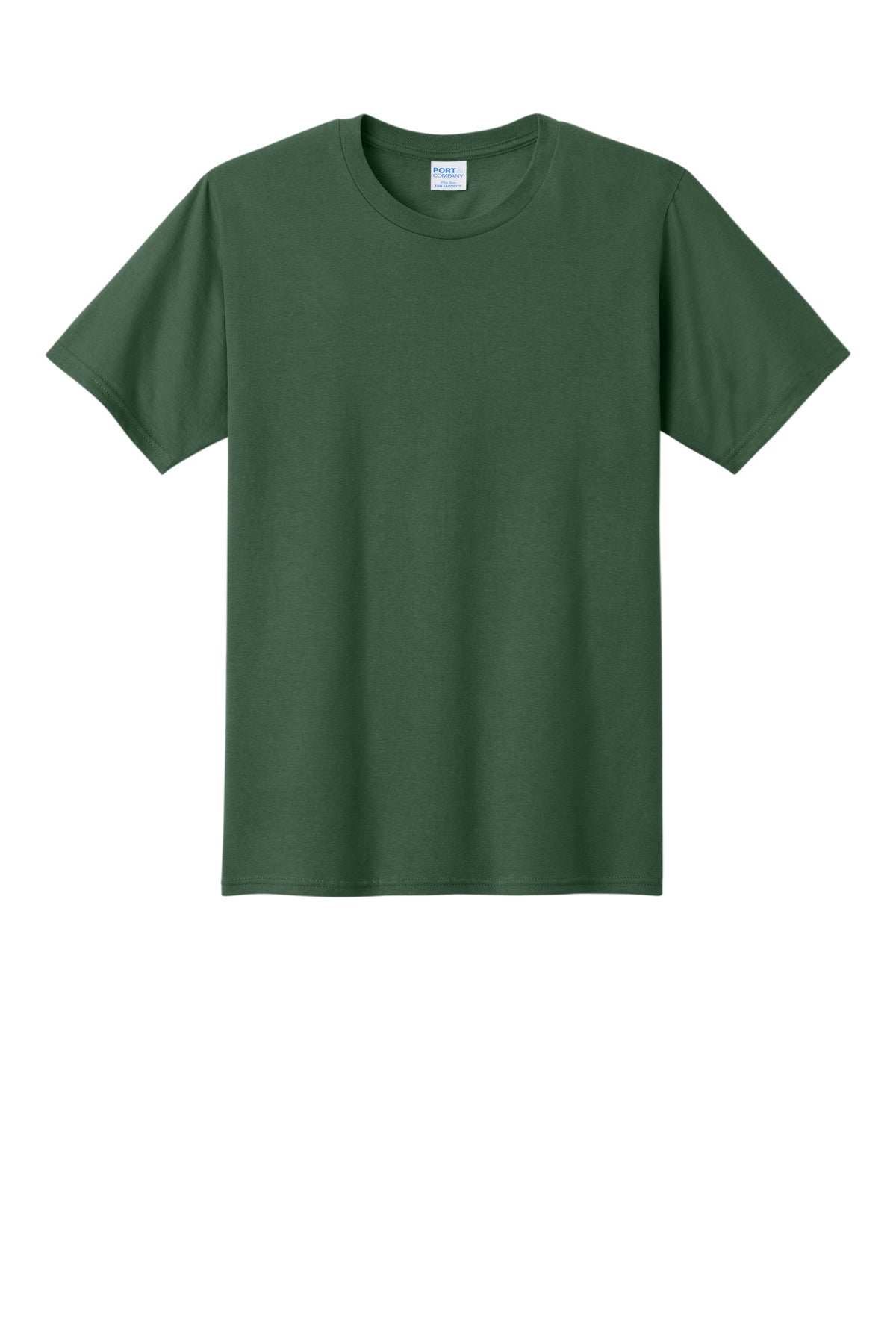 Custom Embroidered Port & Co T-Shirts  in Forest Green