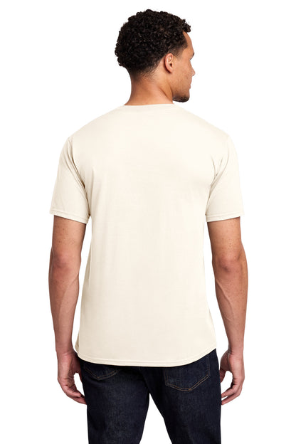 Custom Embroidered Port & Co T-Shirts  in Gardenia