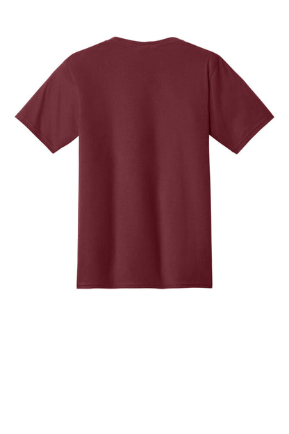 Custom Embroidered Port & Co T-Shirts  in Garnet