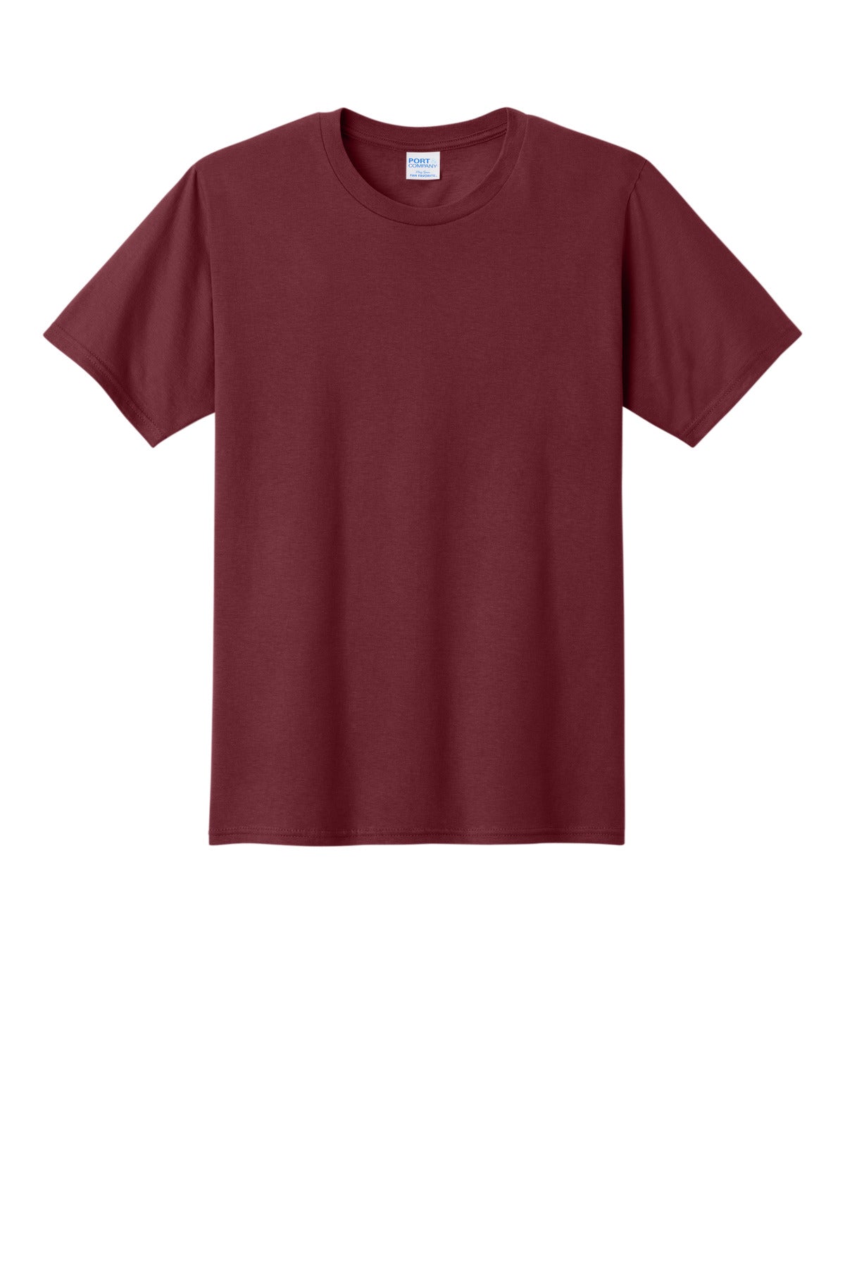 Custom Embroidered Port & Co T-Shirts  in Garnet