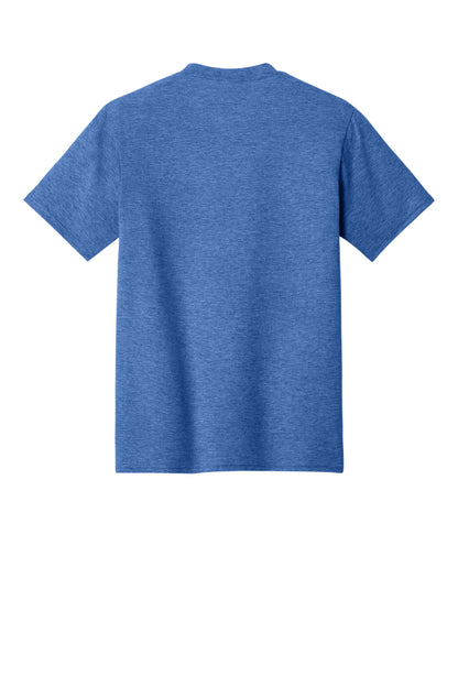 Custom Embroidered Port & Co T-Shirts  in Heather Royal