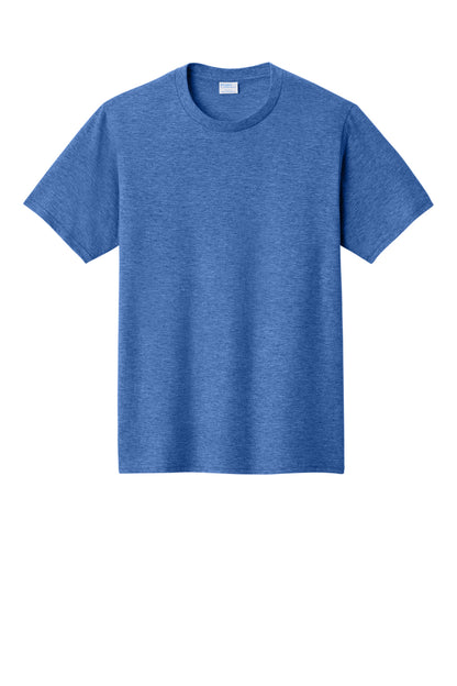 Custom Embroidered Port & Co T-Shirts  in Heather Royal