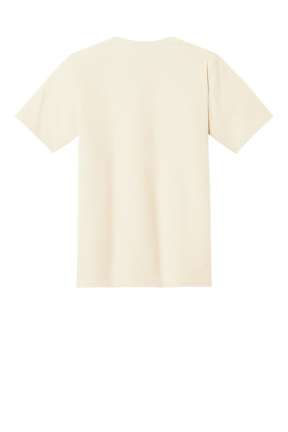 Custom Embroidered Port & Co T-Shirts  in Ivory