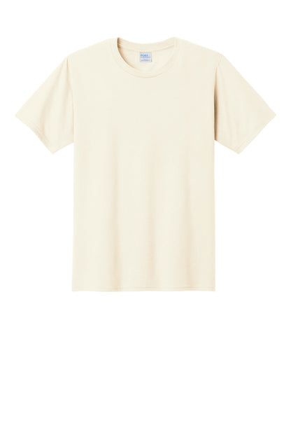Custom Embroidered Port & Co T-Shirts  in Ivory