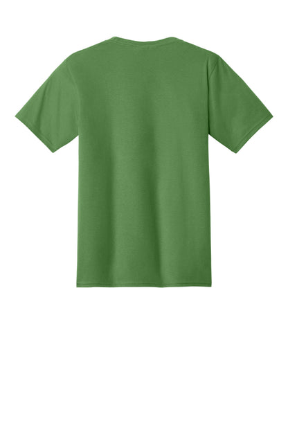 Custom Embroidered Port & Co T-Shirts  in Kiwi