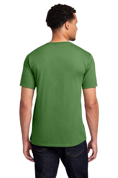 Custom Embroidered Port & Co T-Shirts  in Kiwi