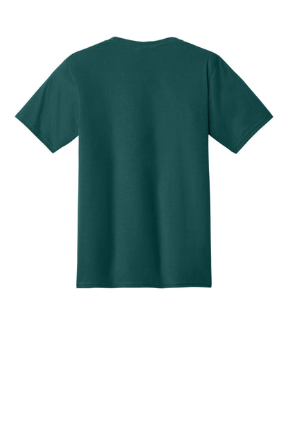 Custom Embroidered Port & Co T-Shirts  in Marine Green