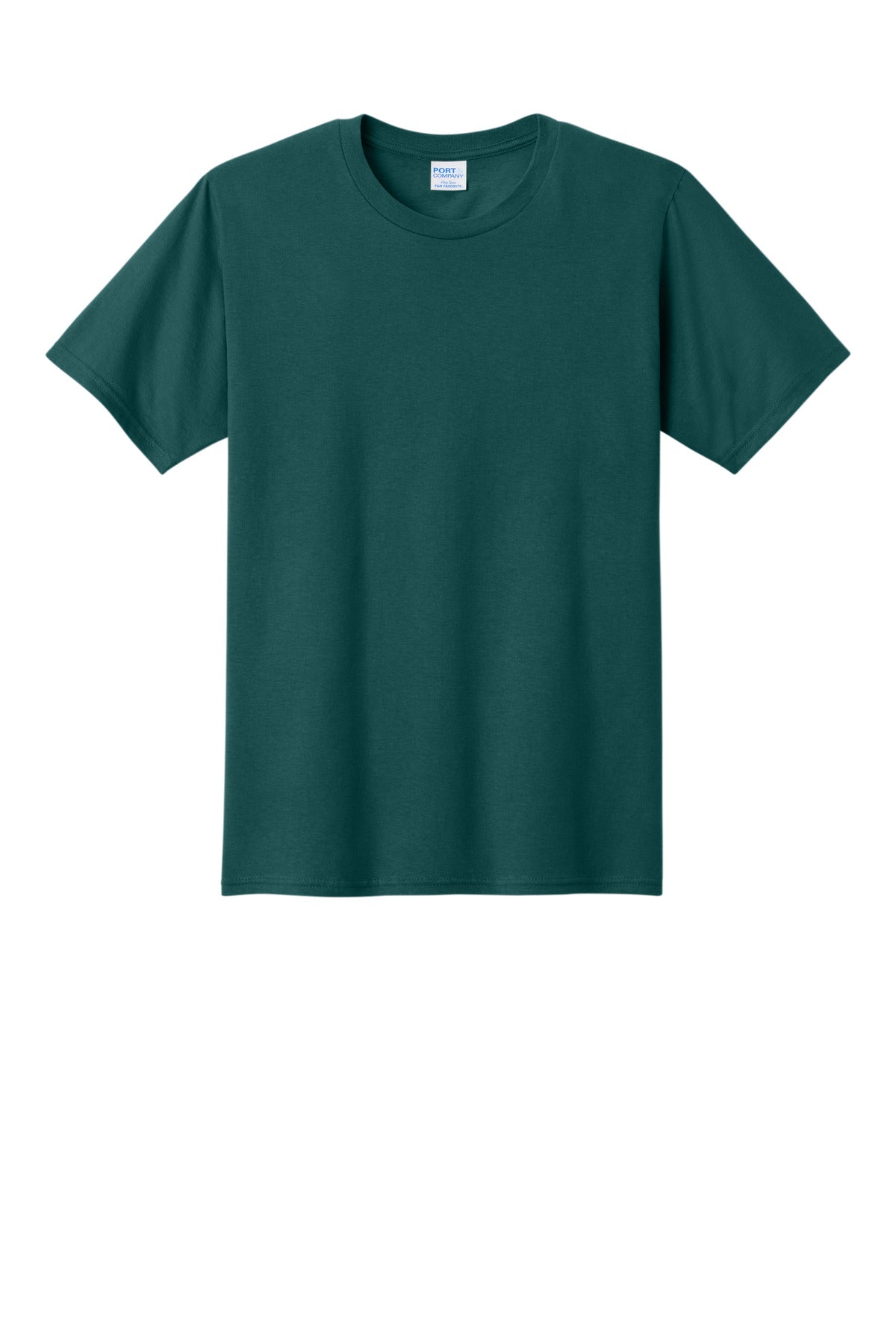 Custom Embroidered Port & Co T-Shirts  in Marine Green