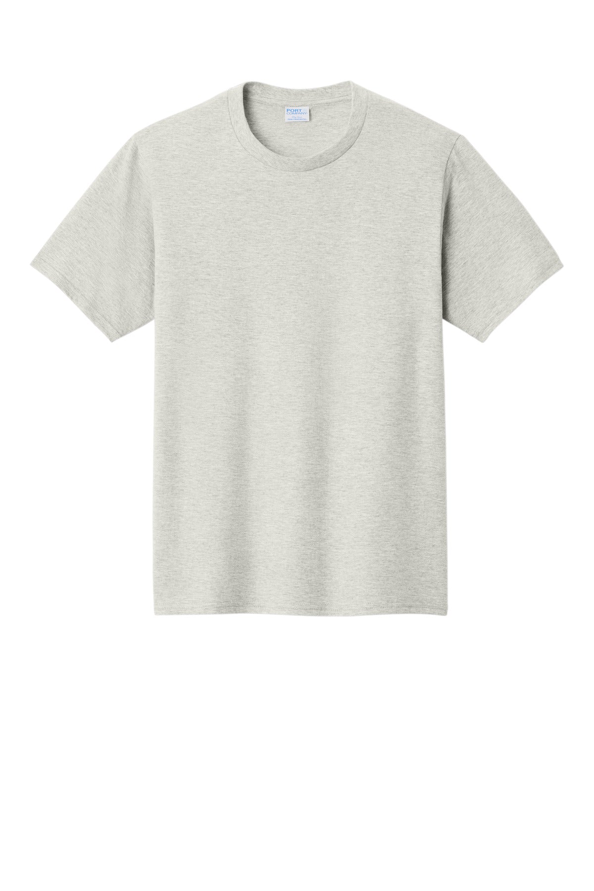 Custom Embroidered Port & Co T-Shirts  in Oatmeal Heather