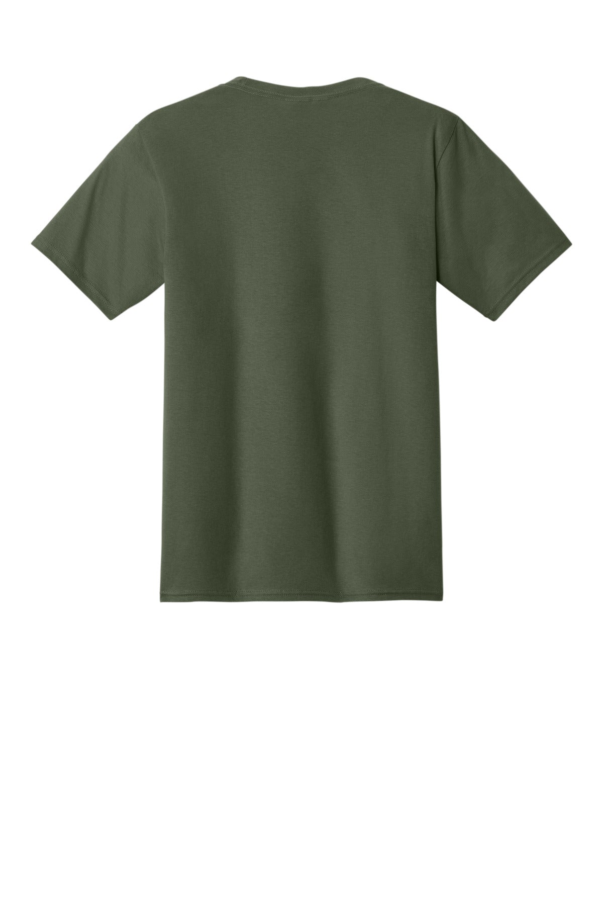 Custom Embroidered Port & Co T-Shirts  in Olive