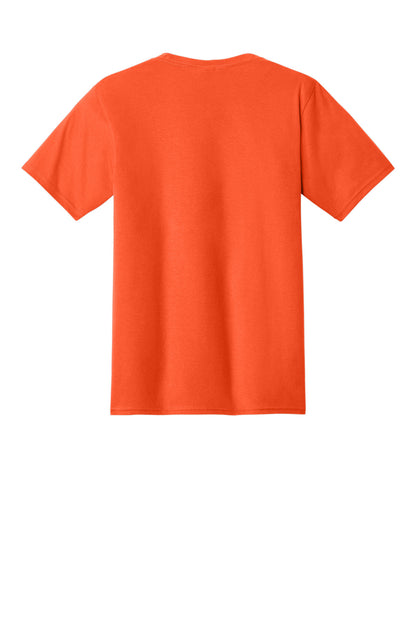 Custom Embroidered Port & Co T-Shirts  in Orange