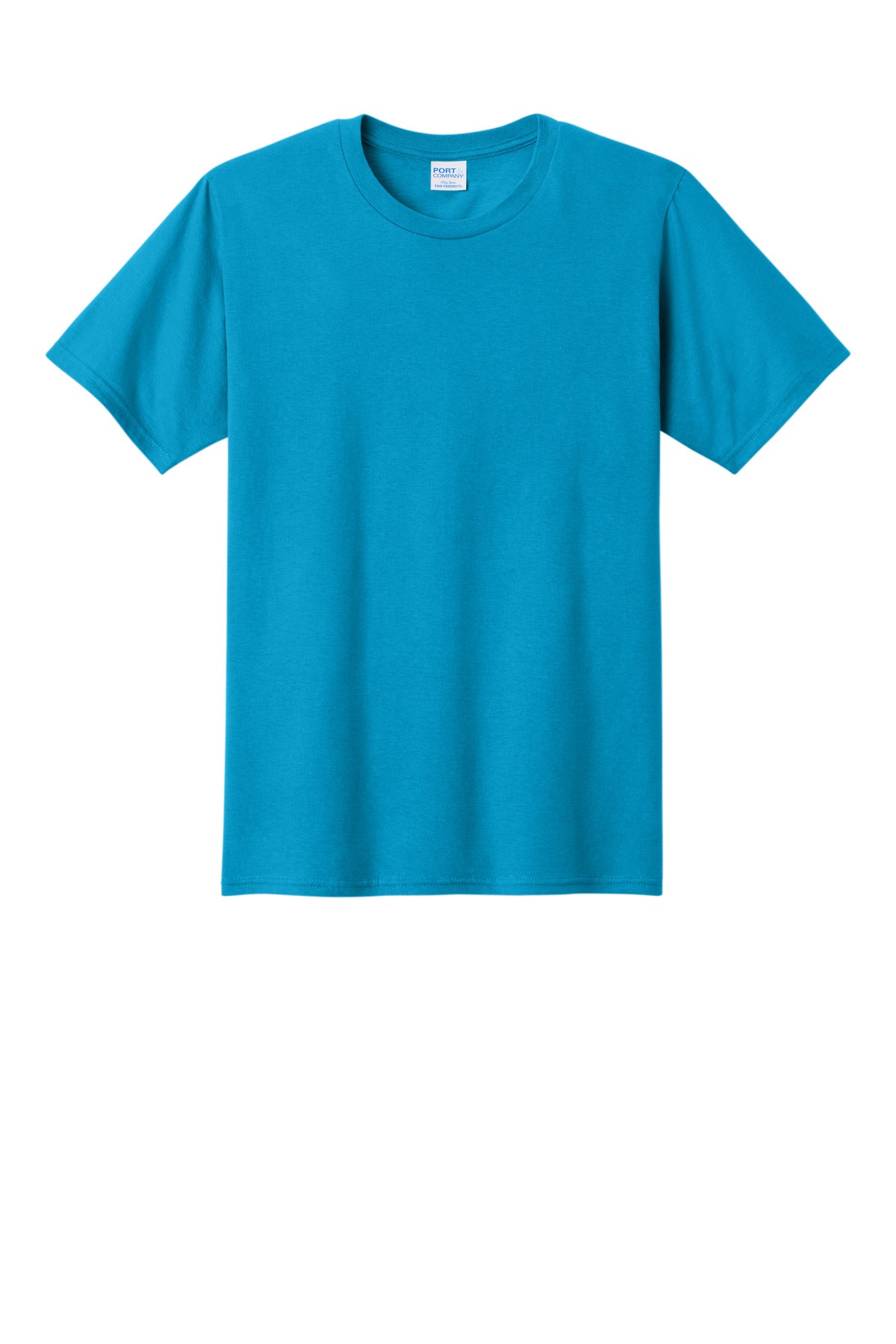 Custom Embroidered Port & Co T-Shirts  in Sapphire