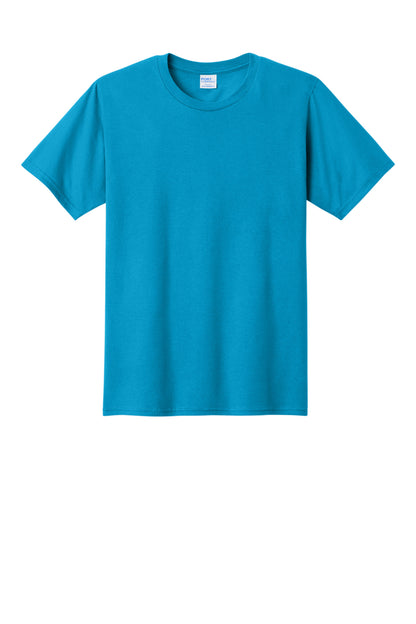 Custom Embroidered Port & Co T-Shirts  in Sapphire