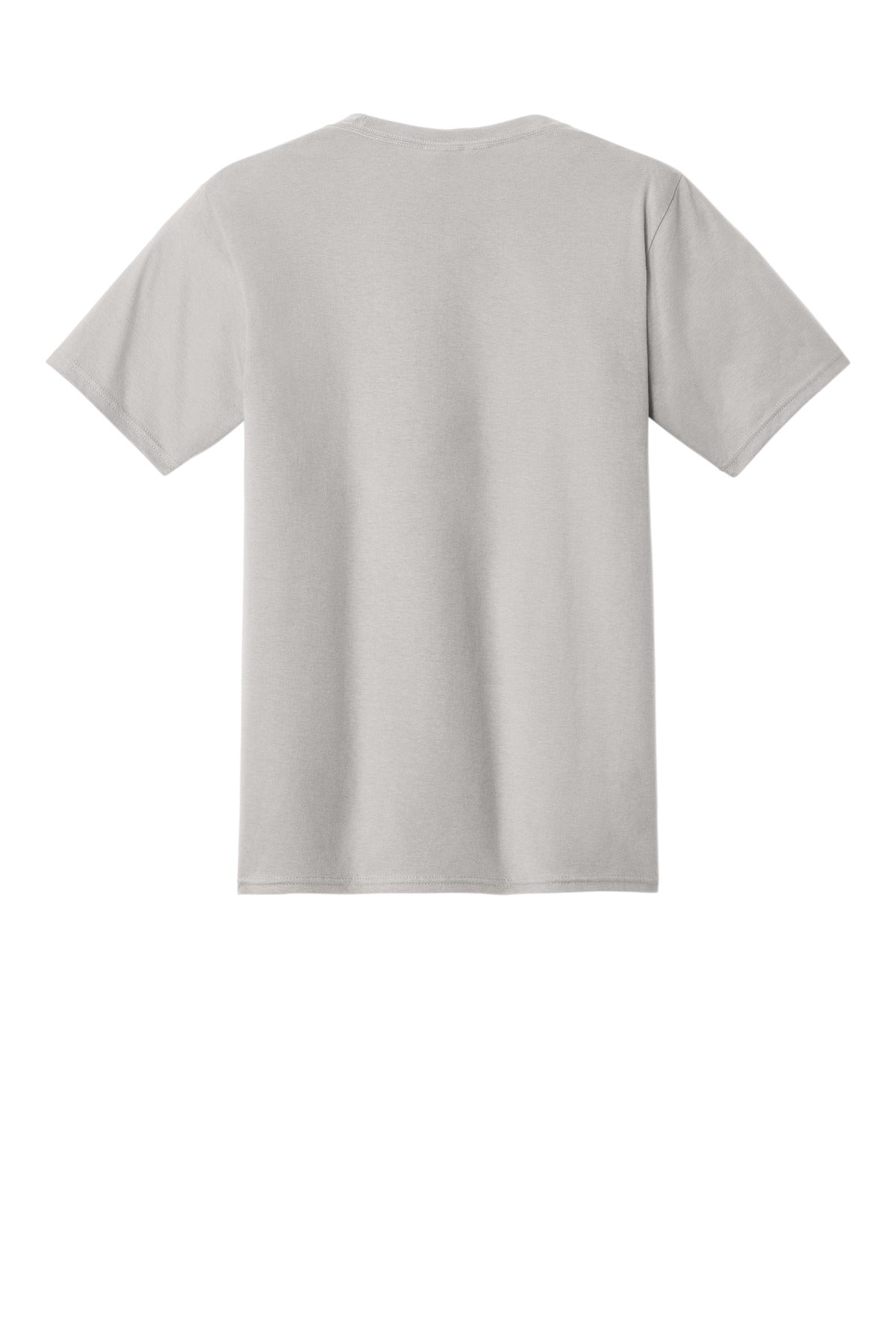 Custom Embroidered Port & Co T-Shirts  in Silver